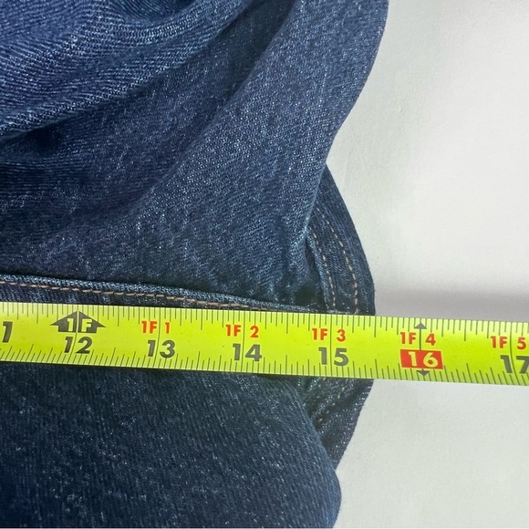 MAURICES Women’s Blue Jeans Sz 6 Short 90’s Flare High-Rise Curvy Fit Pockets - Picture 11 of 13